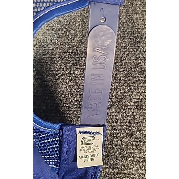 Vintage 1987 Senior Games New York State Trucker Hat Challenger Caps USA - Picture 5 of 6